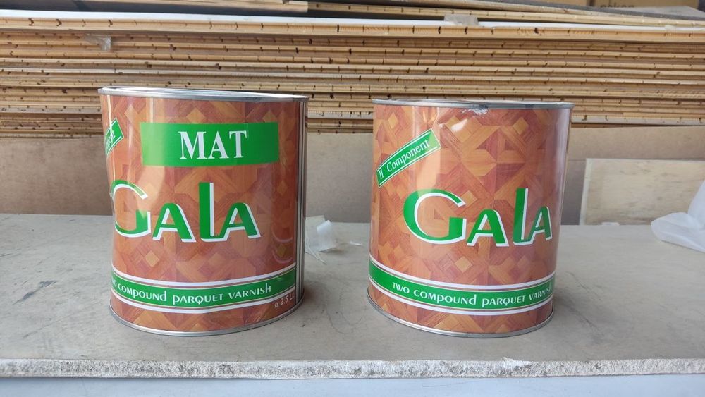 Лак для паркета GALA (матовый / глянцевый)двухкомпонентный полиурет