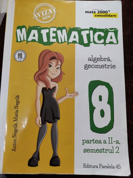 Vand carti de matematica clasa a 7-ea si a 8-a