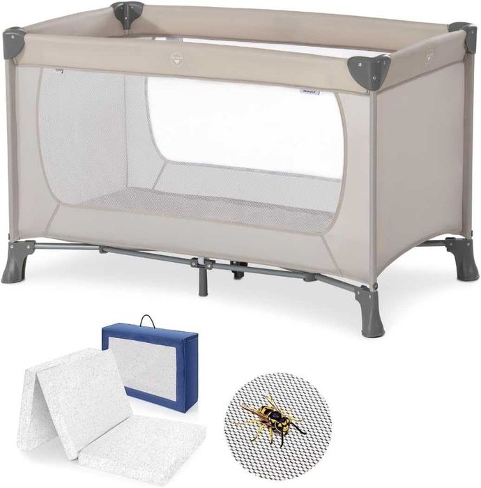 Pătuț de călătorie Hauck Dream N Play Baby cu saltea ,plasă de țânțari