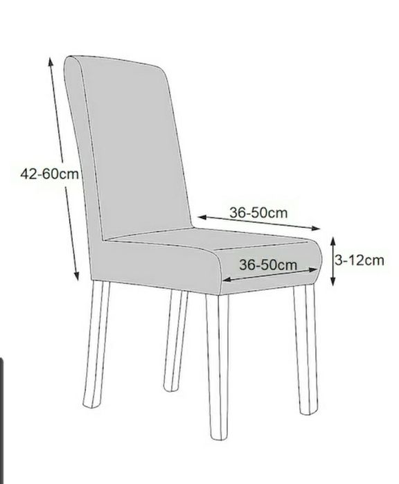 Husa elastica noua pt scaun, bumbac embosat