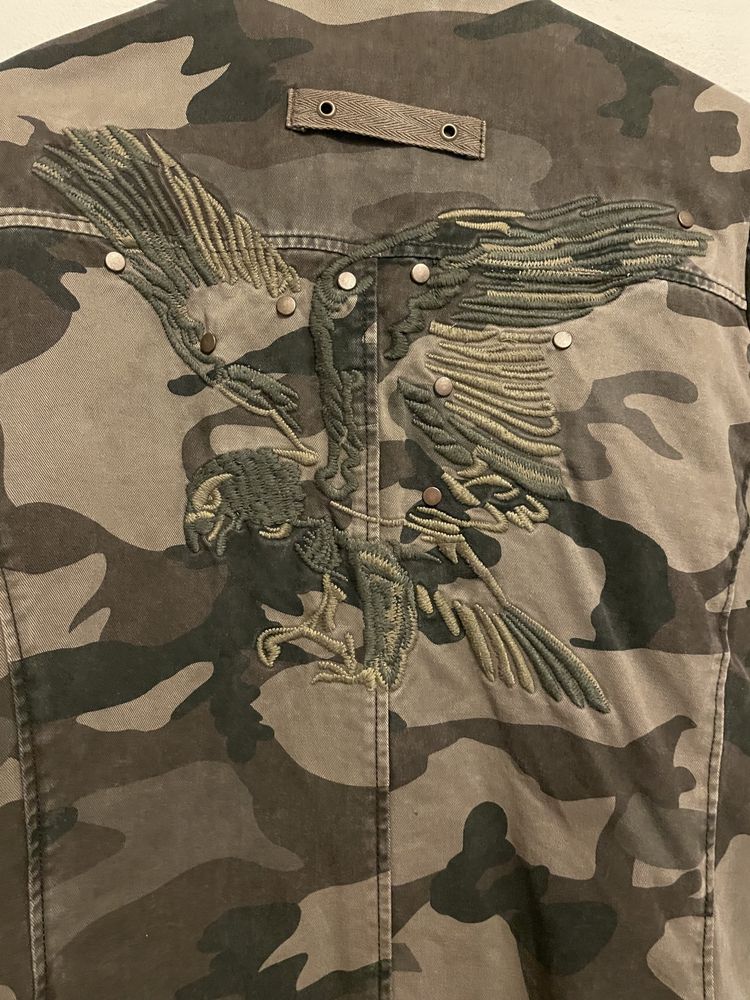 Haina geaca camuflaj military, Kaki, Unisex