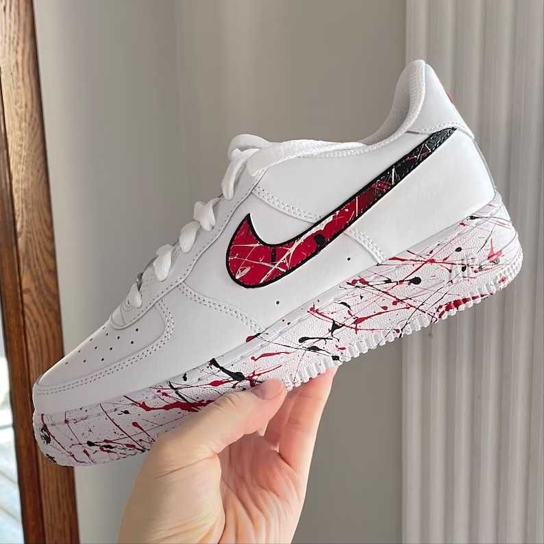 Custom Adidasi Nike Air Force 1 Splash 38 39 40 41 42 43