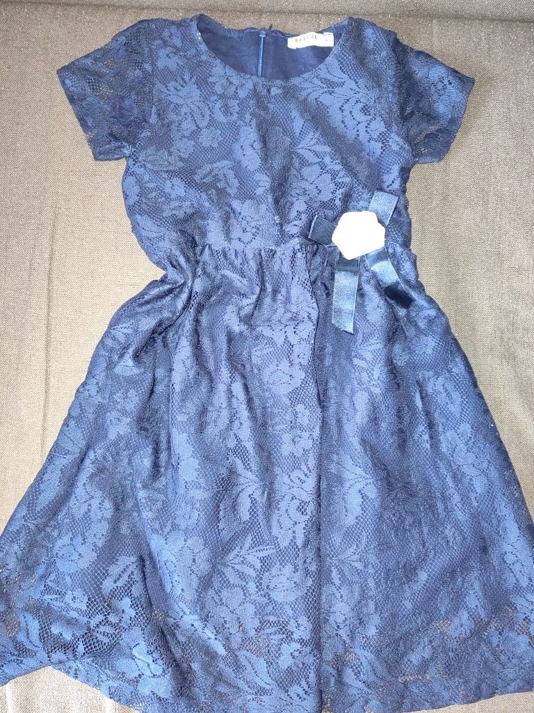 синя рокля за момиченце