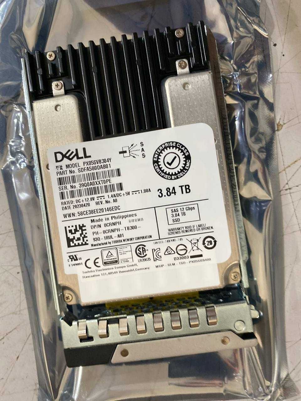 SSD Dell HPE NVMe 3.84 TB PCIe 4.0