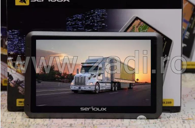 Gps Serioux upq430 NOU 4.3 inch Full Europa Autoturism Camion Tir Taxi