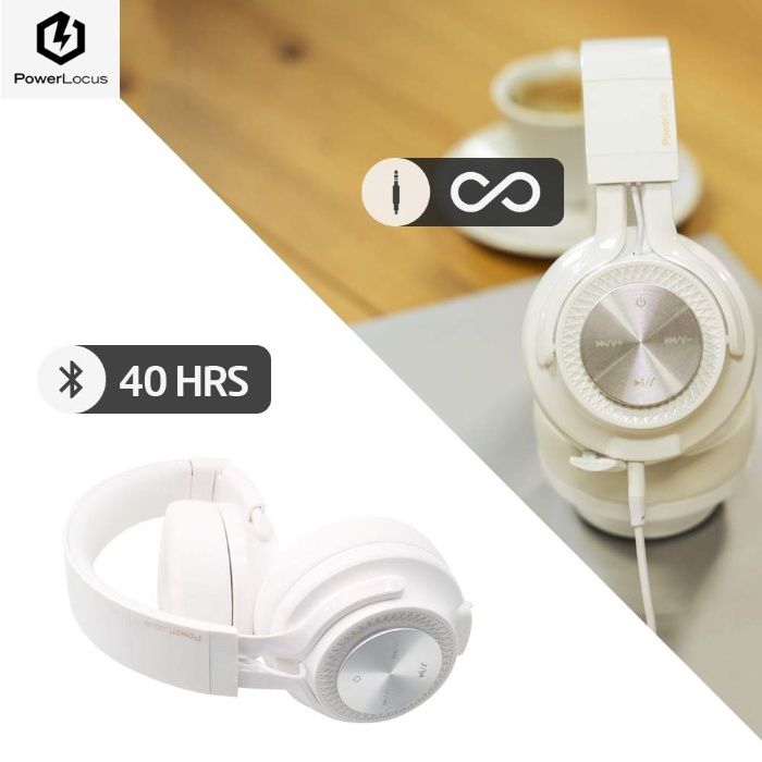 Разопаковани Безжични Bluetooth Слушалки PowerLocus P3 - Over-Ear