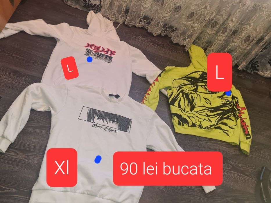 Hanorace băieți  si fete mar  M ,L și Xl Timișoara