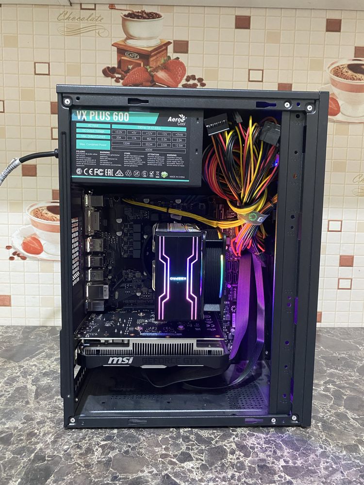 Компьютер Core i3 10100F\16Gb\SSD256Gb\SSD512Gb\GTX1650 4Gb Монитор 24