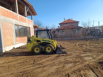 Услуги с бобкат и самосвал