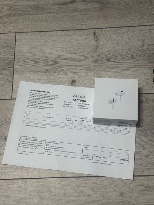 AirPods Pro 2 USB-C – Noi, doar desigilate, cu factură Altex