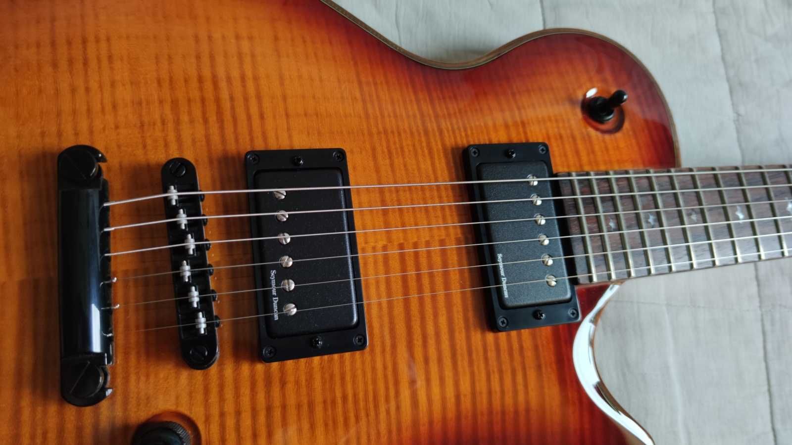 Нова Lag Imperator 500 Honeyburst с ъпгрейди