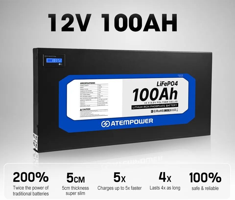 Батарея LiFePO4 Atempower AP100LFP-MP