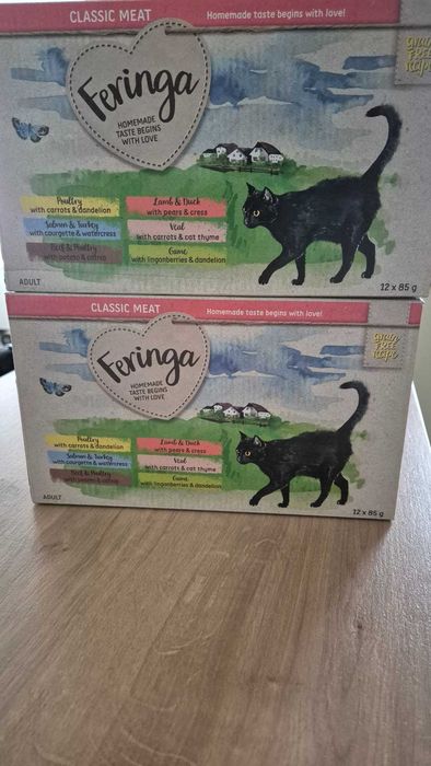Mancare de pisici Feringa Classic Meat Menü Pliculețe 23 x 85 g
