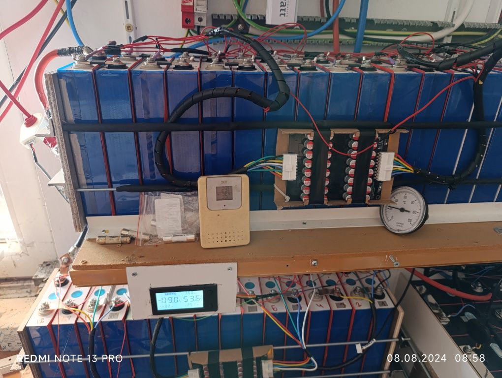 5.1 kWh батерия 48 v комплект с BMS и капацитивен изравнител