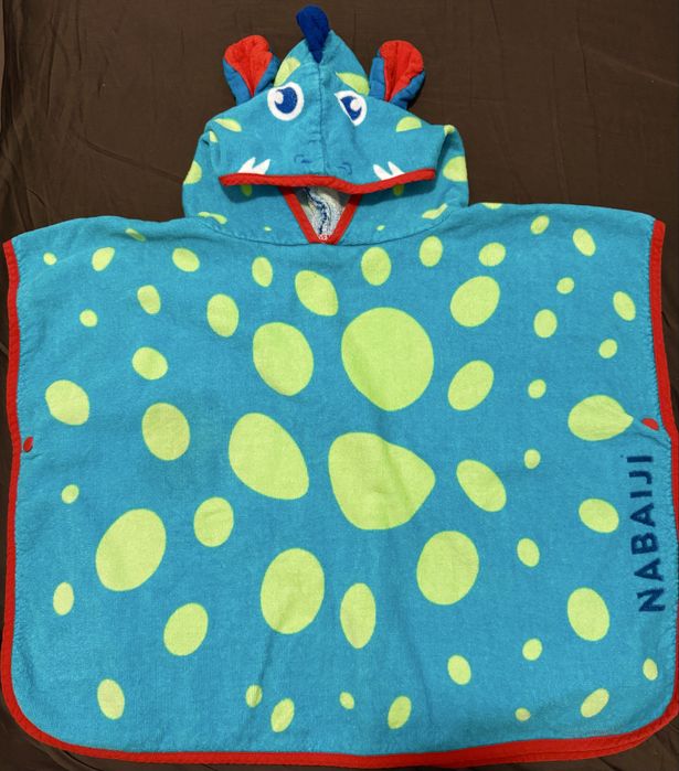 Poncho de baie copii – Dragon (1-3 ani)
