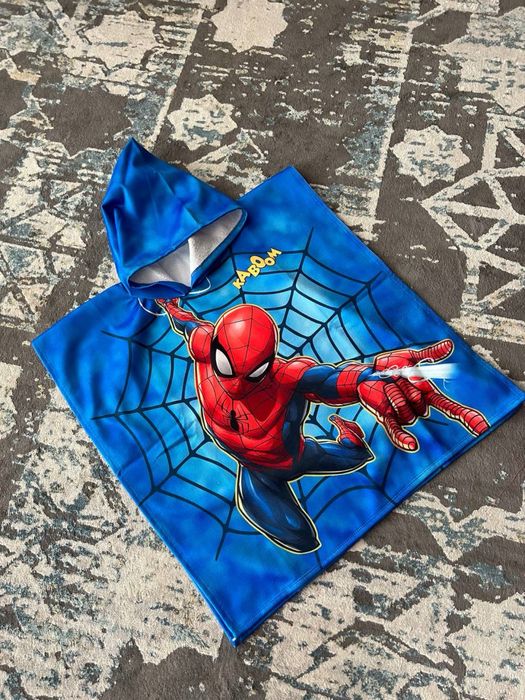 Детское полотенце-пончо sochiq poncho Spiderman Superman Hulk Batman