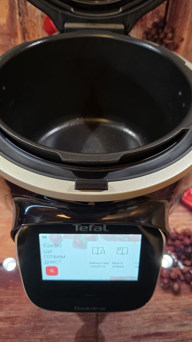 Мултикукър Tefal cook 4 me touch + запичащ капак Tefal