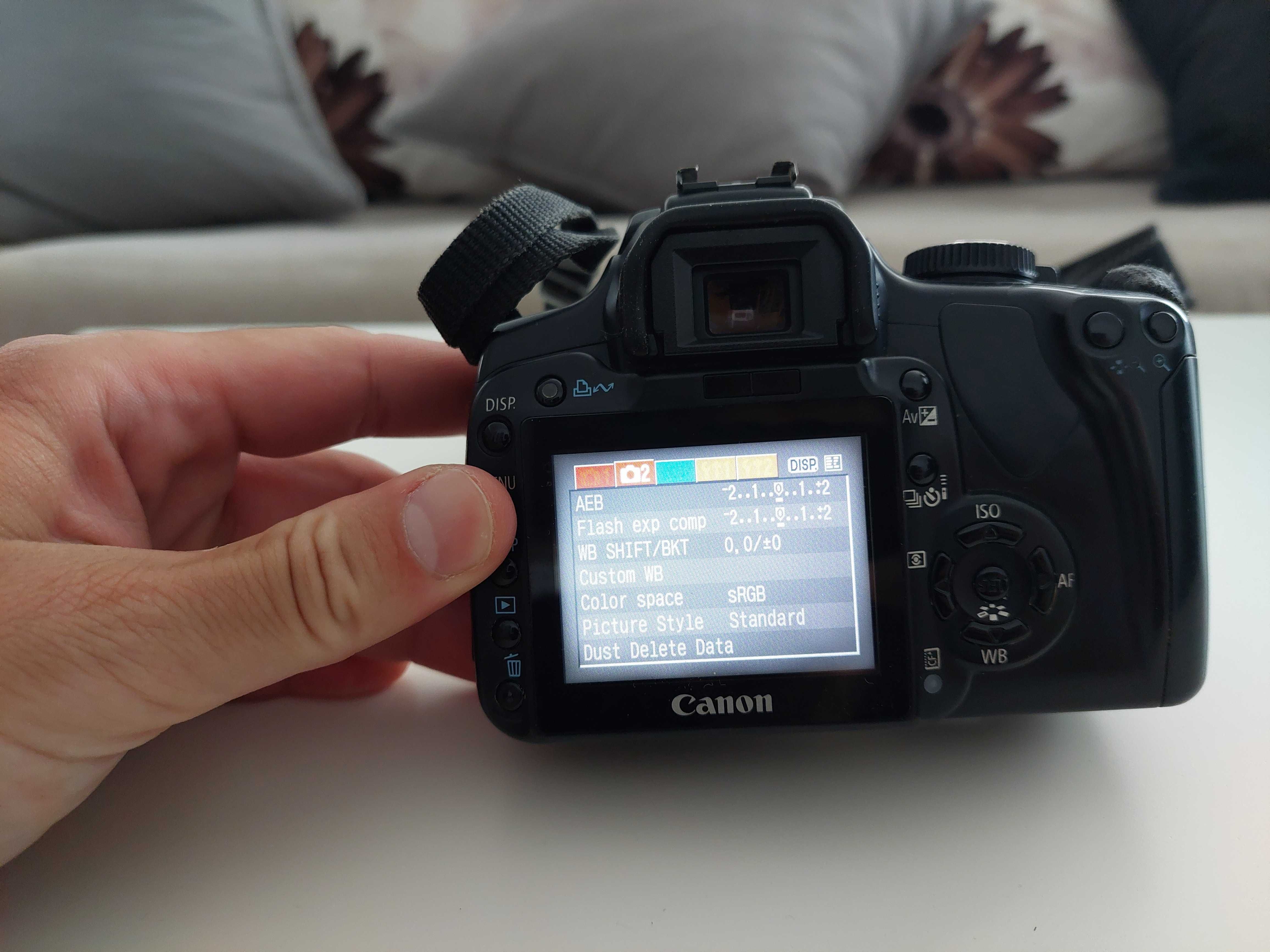 Canon 400D Body+Obiectiv+Baterie+Card+Geanta