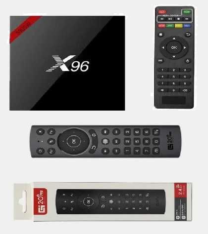 TV-приставка Android x96 905w + Второй пульт Air Mouse G20s Pro