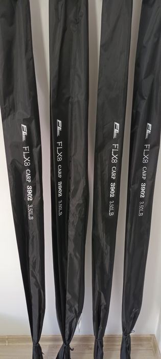 SET 4 Lansete FLX8 CARP 3.90 3.5Lbs + 4 Mulinete AVIATOR DP70