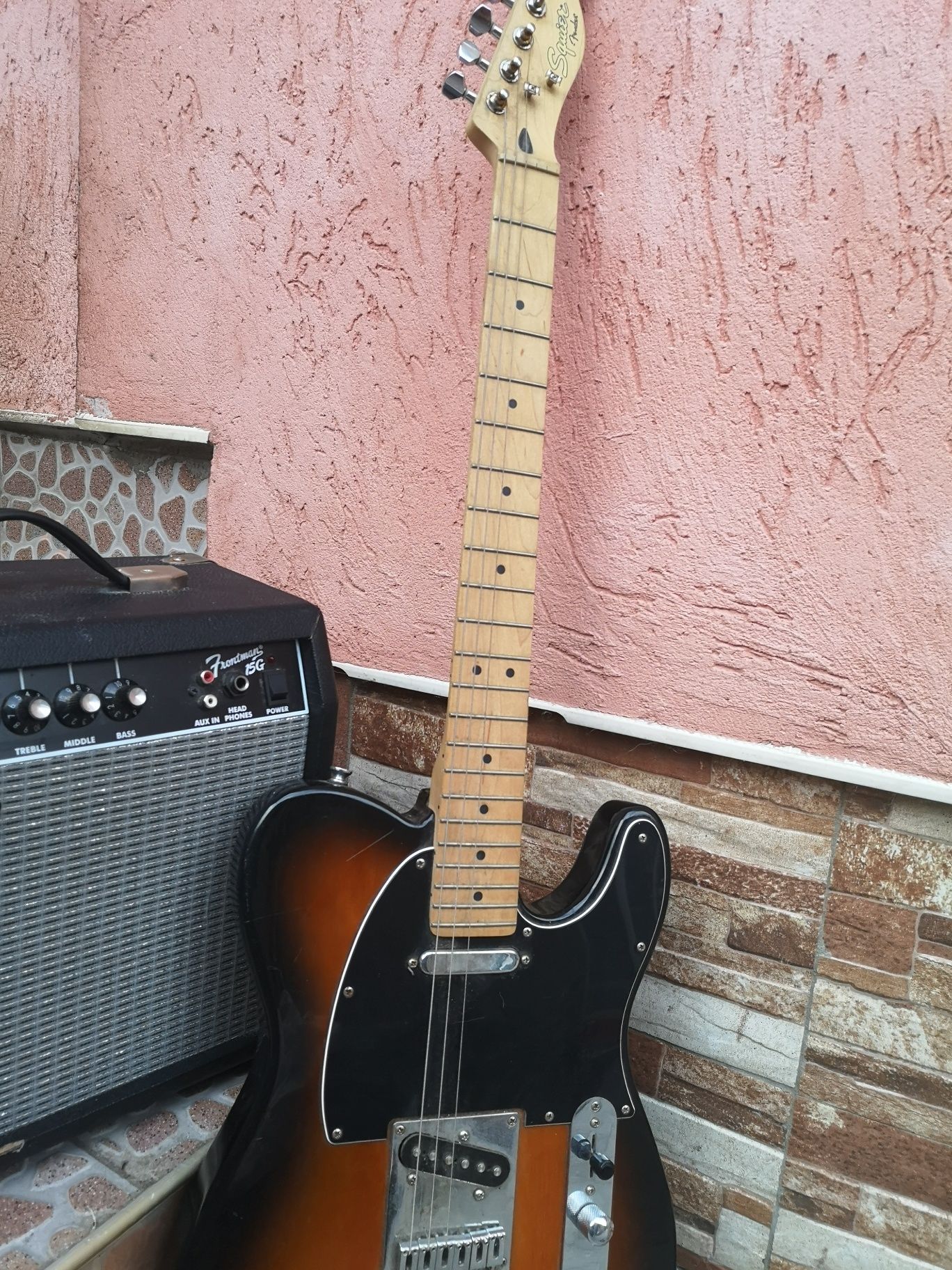 Електрическа Китара Fender Squier Affinity Telecaster и Кубе Indonesia