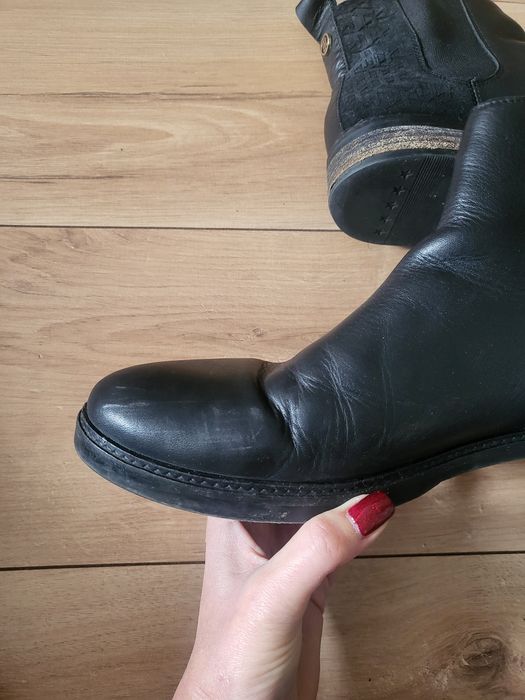 Оргинални боти Tommy Hilfiger от естествена кожа