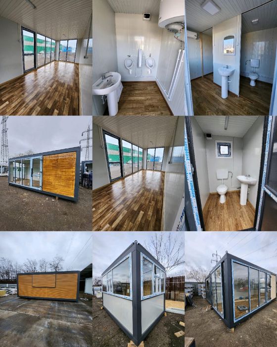 Vand container modular 6x2,4 o usa un geam 2.750€ cu transport inclus