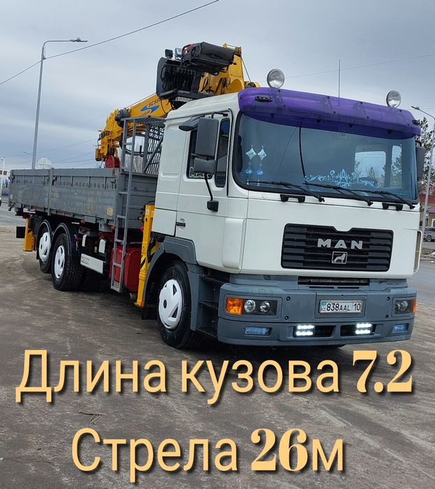 Манипулятор, борт 7.2м, машина 10т