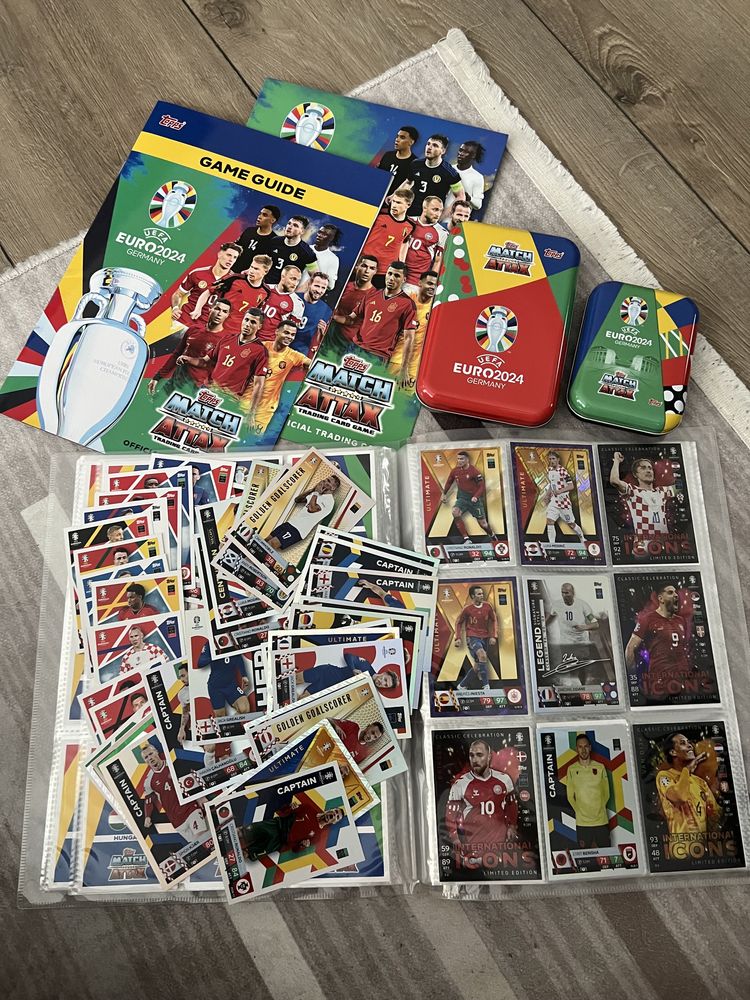 Match attax euro 2024 topps футболни картички