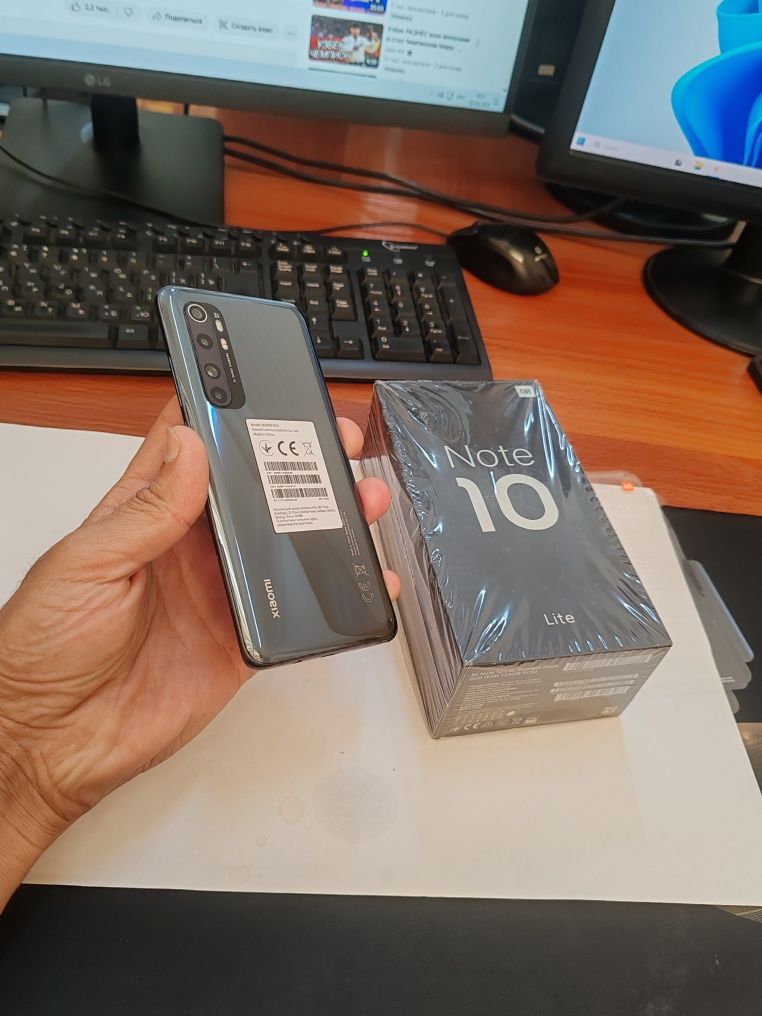 Xiaomi note 10lite 8/128gb(2024) iwlawi zur aybi yuq tozza telefon
