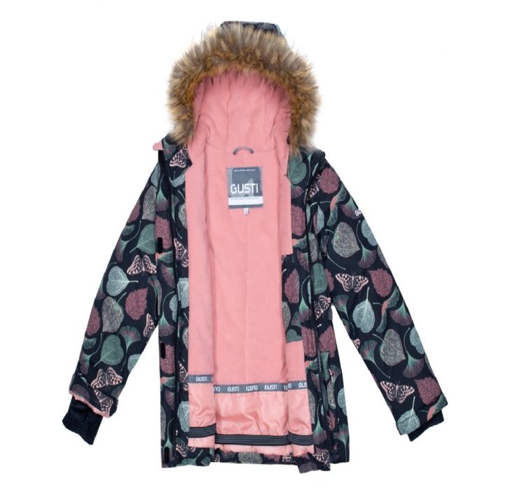 Зимняя куртка+штаны.качественная,фирма Gusti. Рост 110 см