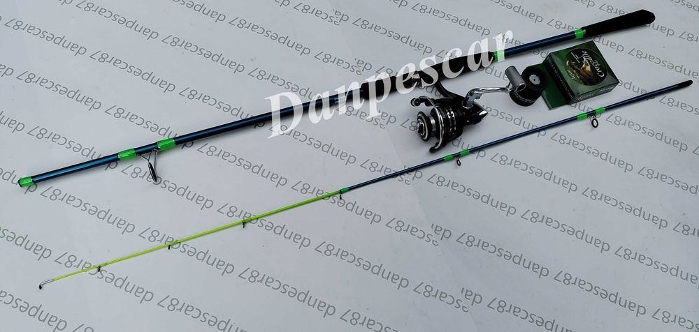 SET Lanseta SAIMINO WHITE AMUR 2.10m+Mulineta SAIMINO X4000 si150m fir