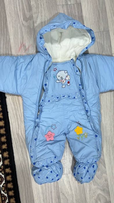 Детский комбинезон 3-6 мес зимний