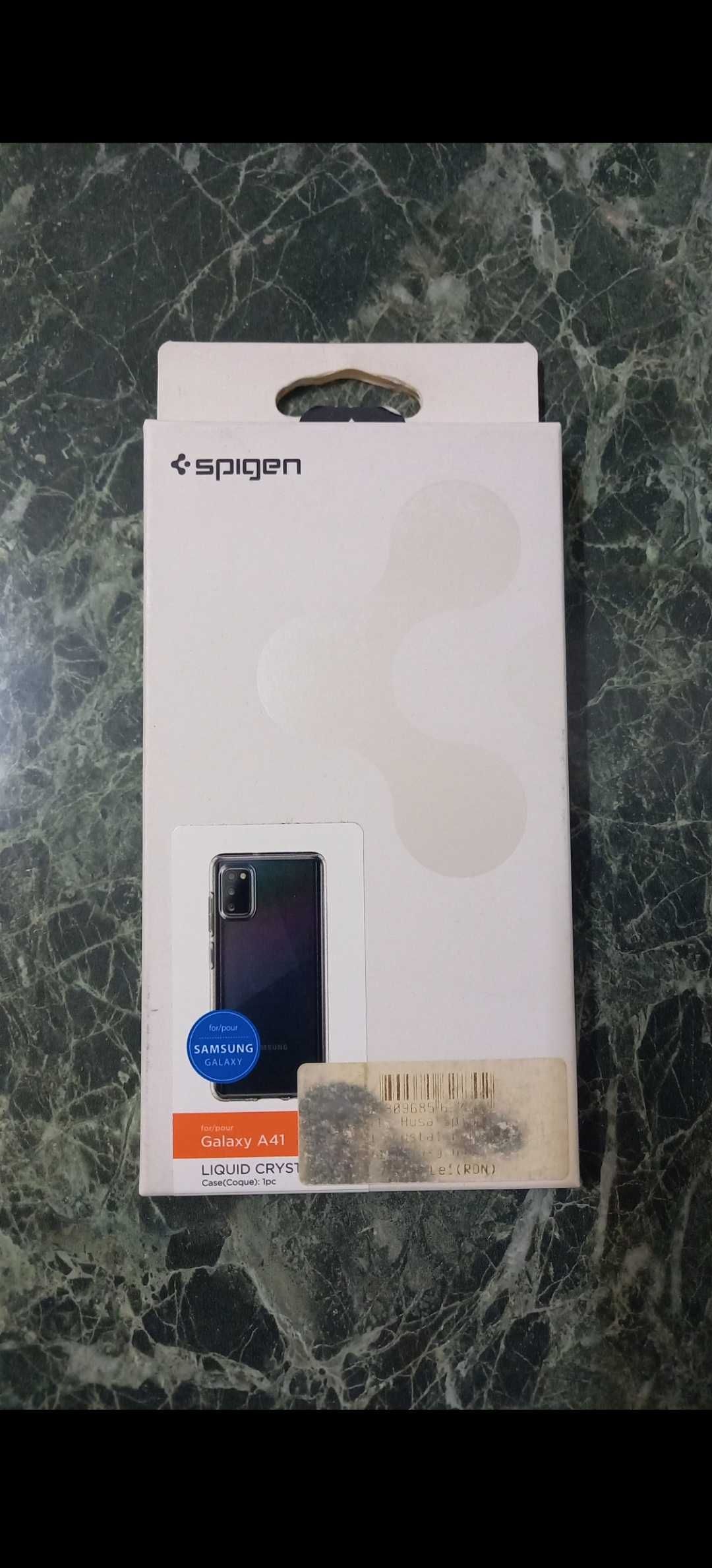 Husa Spigen LiquidCrystal, Folie Flexibila BestSuit Samsung Galaxy A41