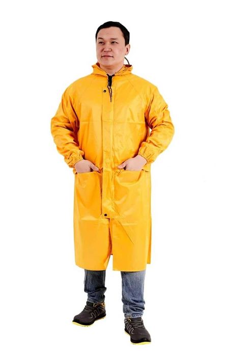 Плащ дождевик желтый,синий