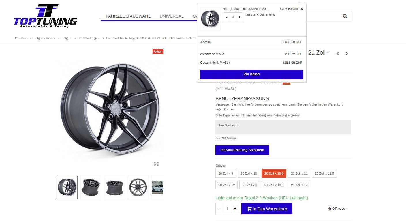 Джанти Ferrada FR5 5x112 10J 20 цола BBS OZ Mercedes Audi VW НОВИ