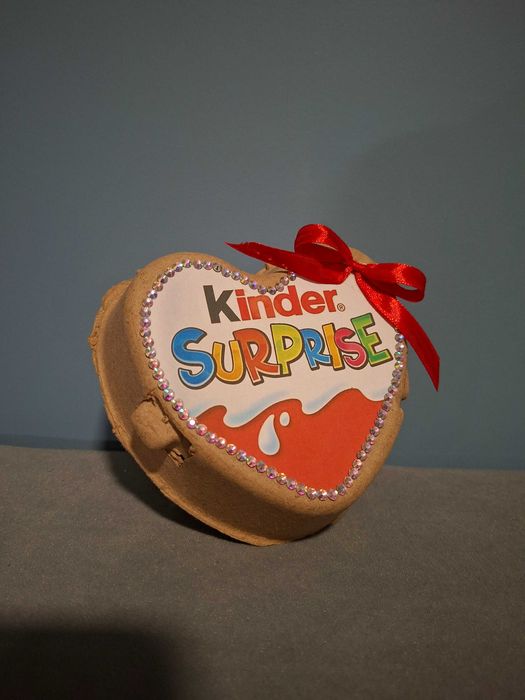 Ръчно изработено киндер сърце