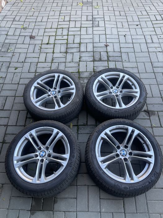 Jante r18 BMW Seria 5 F10/F11 cu cauciucuri de iarna Michelin