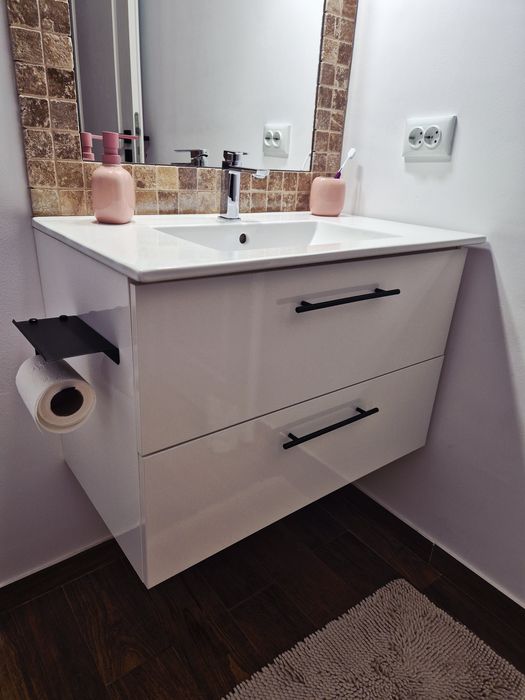 Baza lavoar + lavoar + suport hârtie