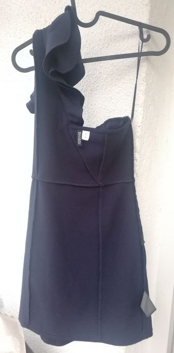-80% Rochie scurta H&M, Bleu-Marine, marime M/38, Trimt Gratuit