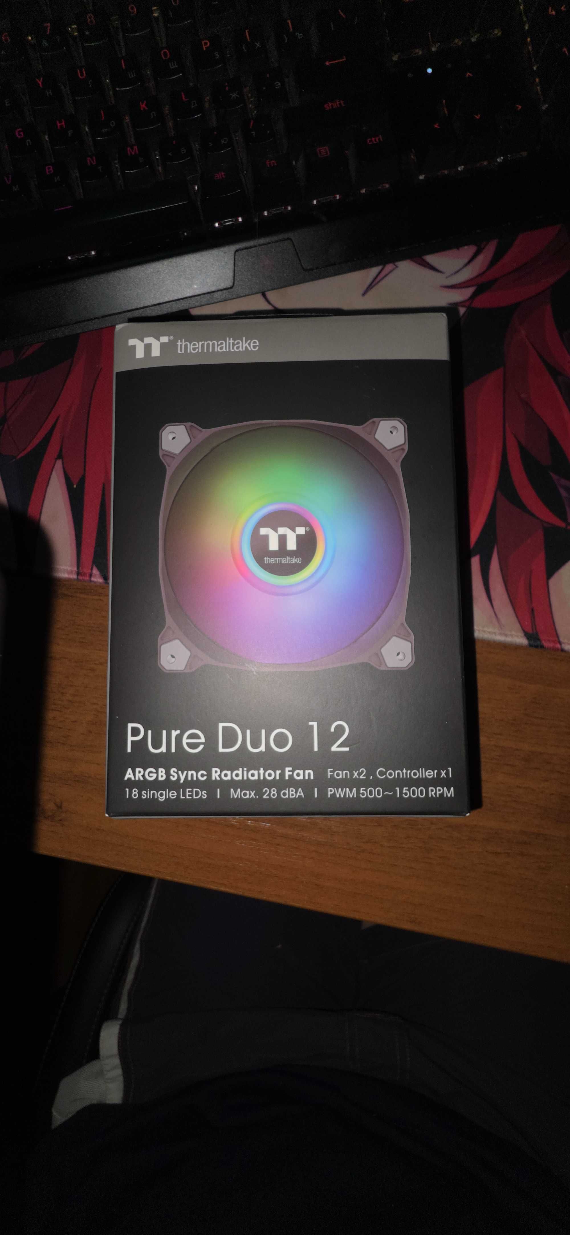 Thermaltake Pure Duo 12 ARGB — новые куллера для корпуса