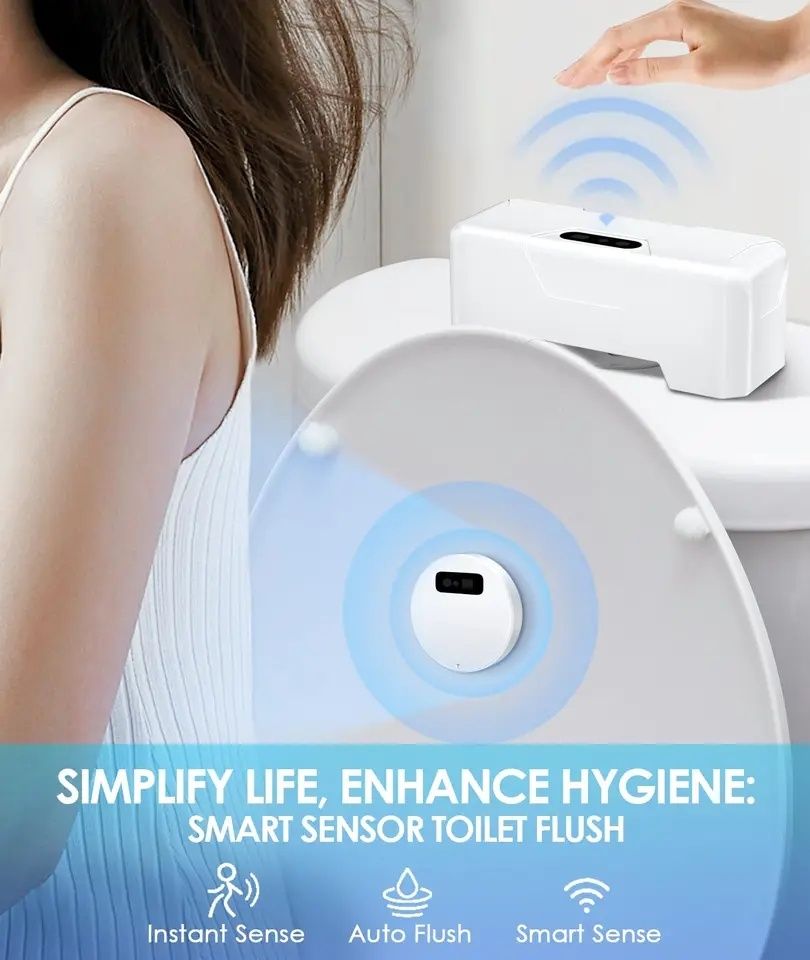 Dispozitiv cu senzor de tras apa la Toaleta