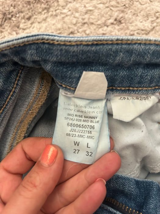 Дънки Calvin Klein 27/32