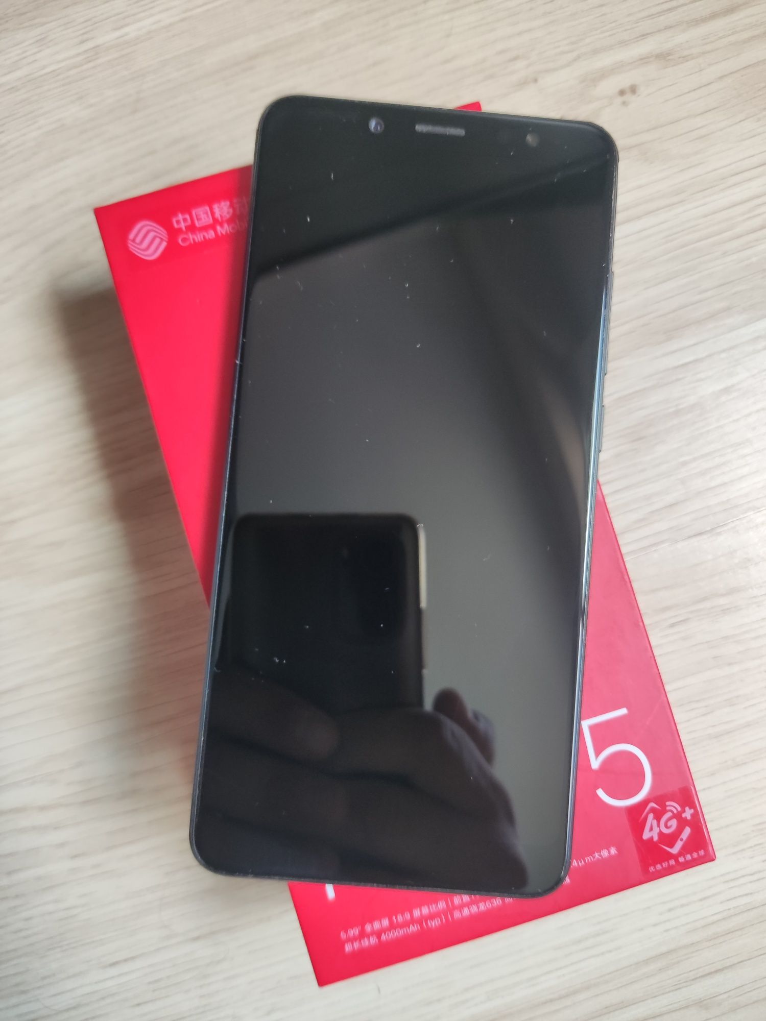 Xiaomi Redmi Note 5 4/64GB, black - запазен, пълен комплект