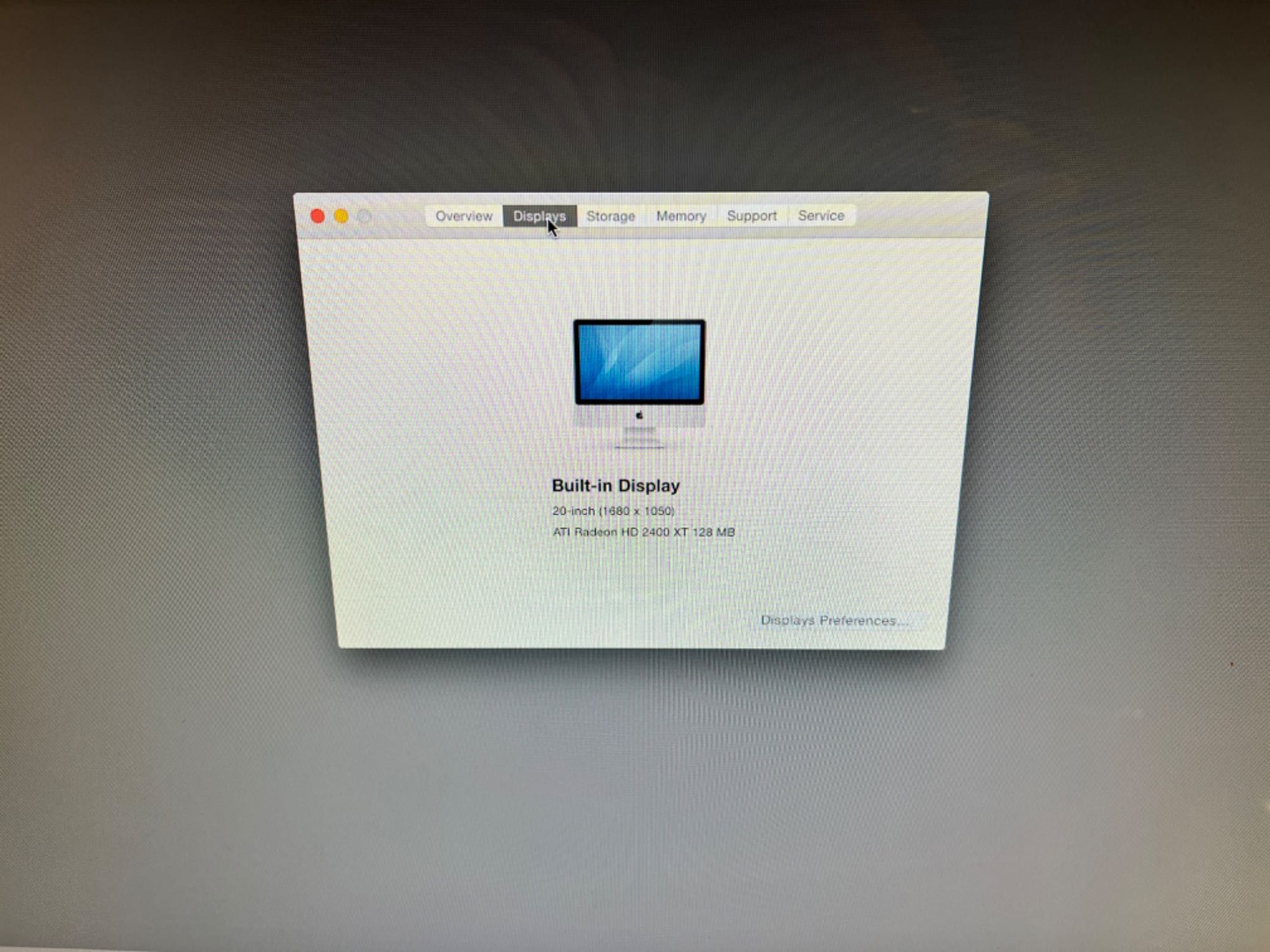 iMac 20 inch Early 2008