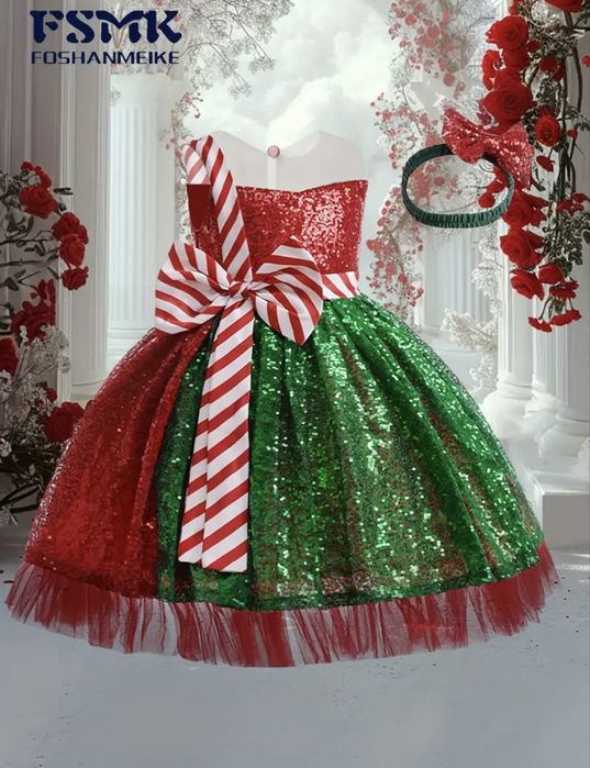 Платье новогоднее (рост 110-120)