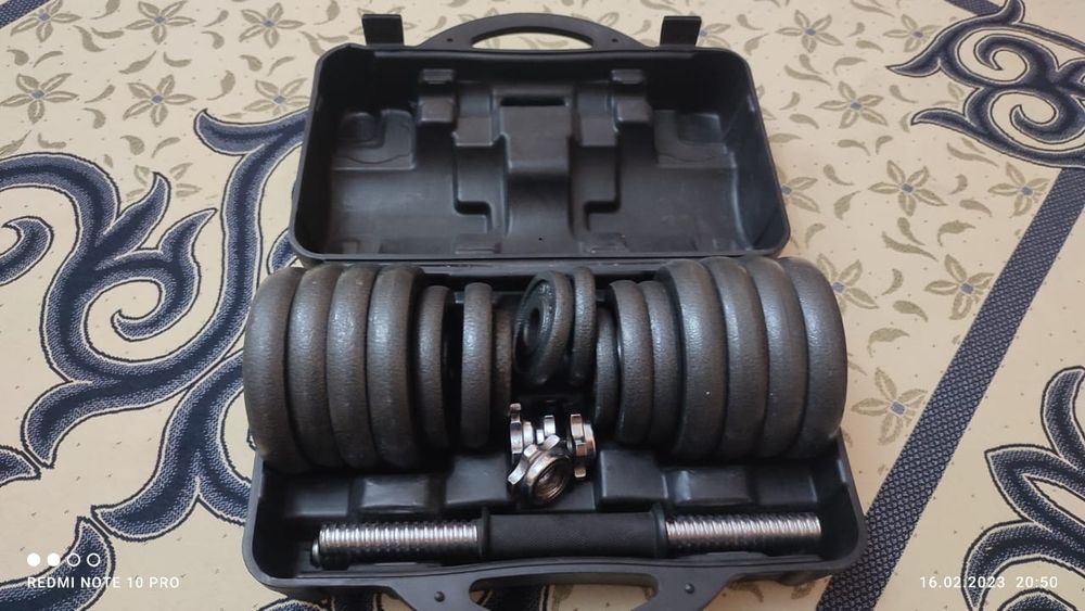 Гантель  30 кг Түгел заттары