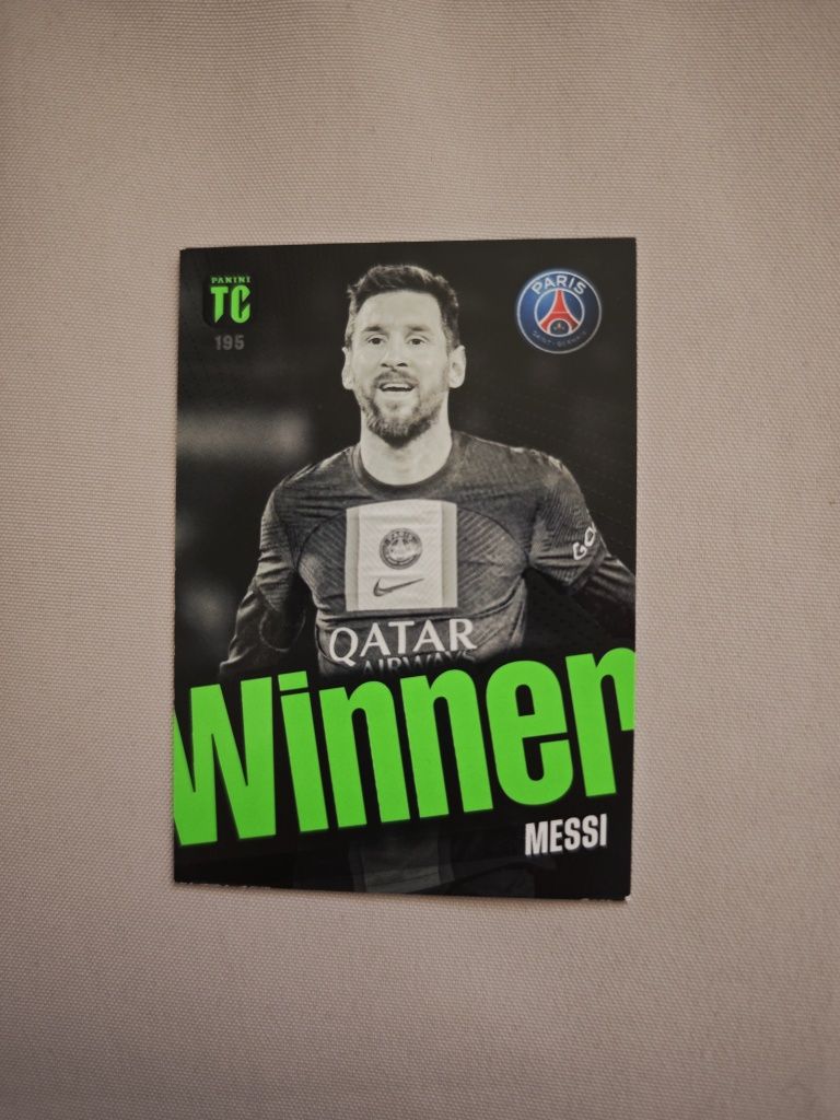 Lionel Messi Panini Top Class Winner 2023 PSG Колекционерска Карта