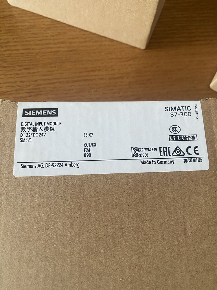 Модуль ввода дискретных сигналов, Siemens 6ES7321-1BL00-0AA0