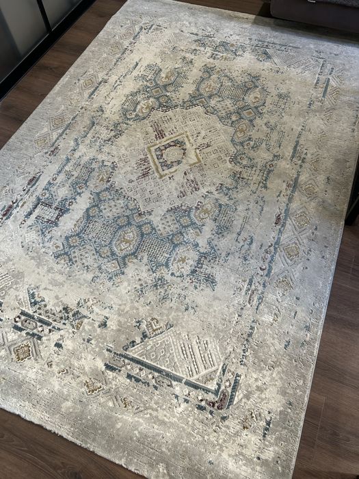 Ковер турецкий современный 156/230 серый